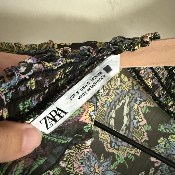 Zara Printed Ruffled Sundress - Picture 7 of 7